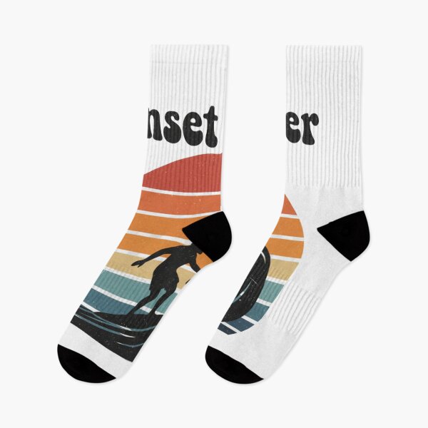 Item preview, Sunset Chaser – Retro Surfing 70s Sunset Design designed and sold by DIRTYSKETCHH.