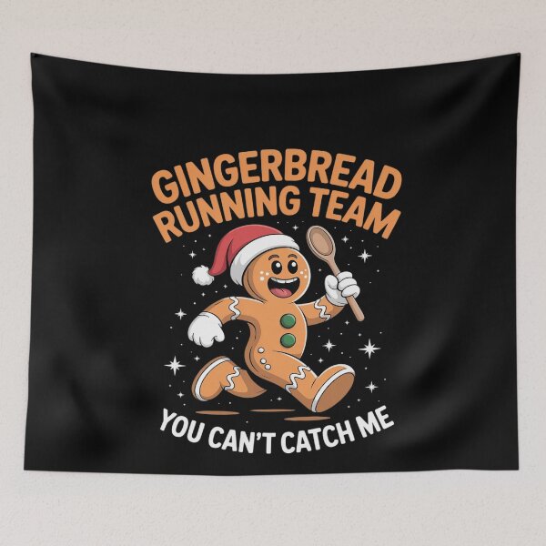 Item preview, Gingerbread Running Team Christmas Cookie Funny Baking Xmas designed and sold by MinaReinger.