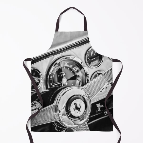 Item preview, Poster 1960 Ferrari 250 GT Cabriolet Pininfarina Series II Steering Wheel Black White designed and sold by BrianCleghorn.