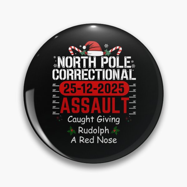 Item preview, North Pole Correctional Caught Giving Rudolph A Red Nose designed and sold by CassieReilley.