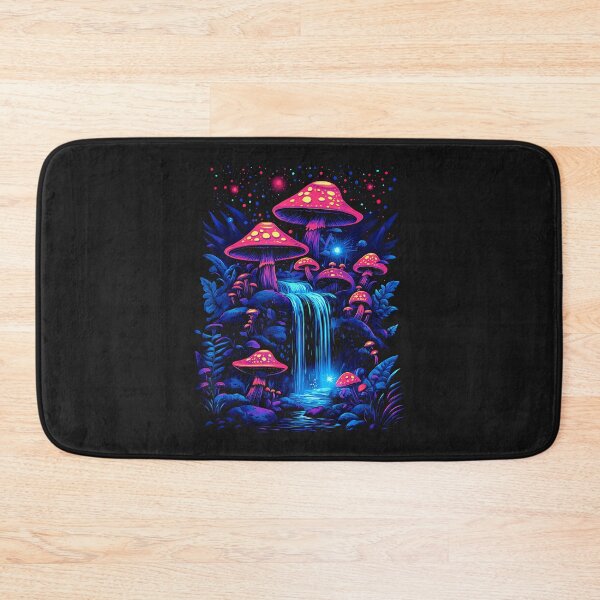 Item preview, Waterfall And Mushroom Cottagecore designed and sold by ArleneJene.