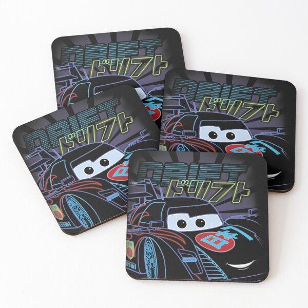 Item preview, Disney Pixar Cars 2 Drift Shu Todoroki Vintage Neon Logo  designed and sold by Haleigh Julius.