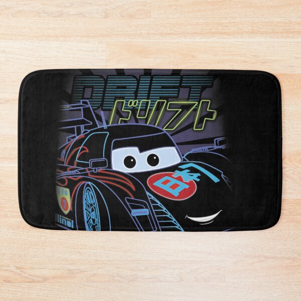 Item preview, Disney Pixar Cars 2 Drift Shu Todoroki Vintage Neon Logo  designed and sold by Haleigh Julius.