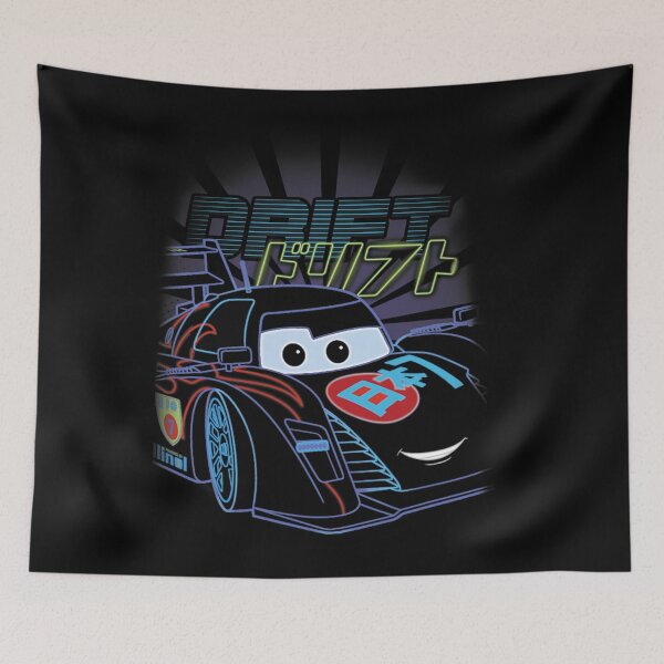 Item preview, Disney Pixar Cars 2 Drift Shu Todoroki Vintage Neon Logo  designed and sold by Haleigh Julius.
