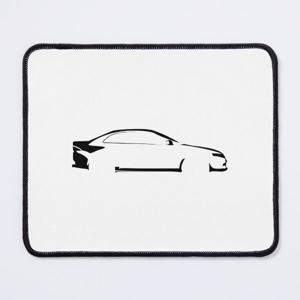 Item preview, Accord Euro R CL7 (2003) Minimalist Car Silhouette (Black) designed and sold by FearnCreative.