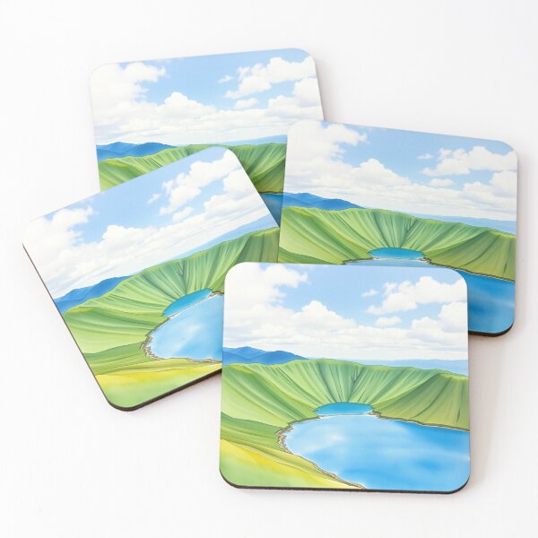 Item preview, Heaven Lake Mount Paektu Watercolor - Changbai Mountain Art designed and sold by EllDAV777.