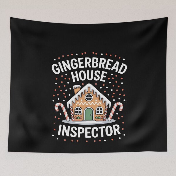 Item preview, Gingerbread House Inspector Cookie Baking Christmas designed and sold by MinaReinger.