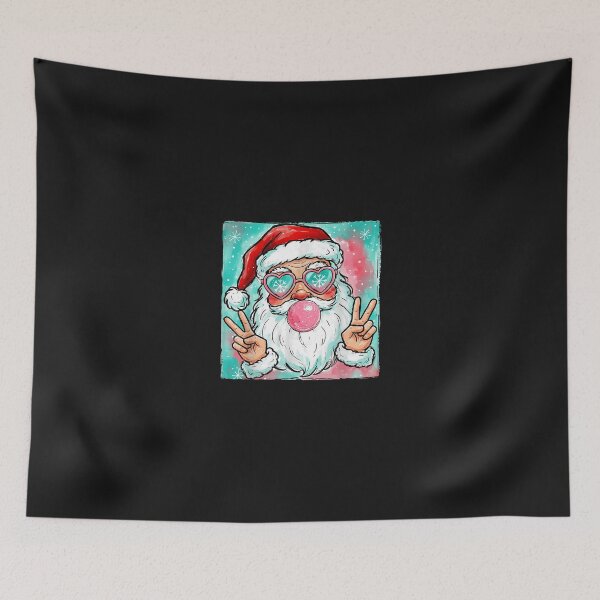 Item preview, Retro Santa Christmas Bubble Gum Pink Sunglasses Men Women designed and sold by grumpzara.
