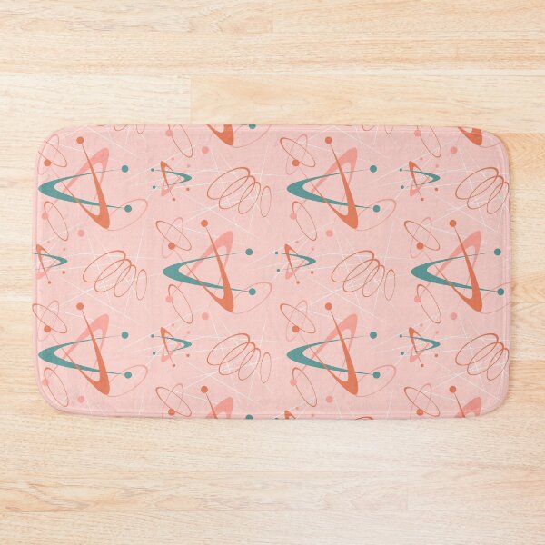Item preview, 1950s Mid Century Modern Pink Atomic Starburst Boomerangs designed and sold by RetroMaggie.