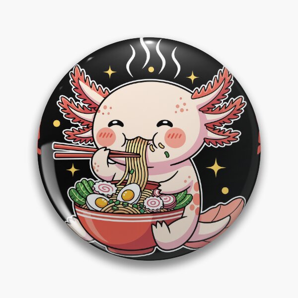 Item preview, Axo-lot-of Flavor – Cute Axolotl Ramen Pun Design designed and sold by JoRealm.