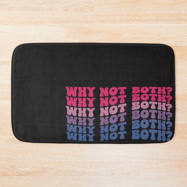 Item preview, Why Not Both Funny Gay Bisexual Bi Flag Pride designed and sold by Hofersofer.