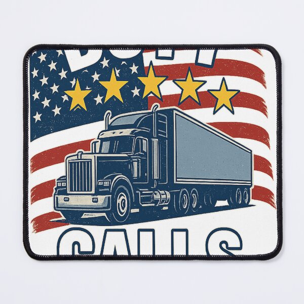Item preview, Duty Calls – American Trucker Vintage Semi Truck Design designed and sold by faamyo.