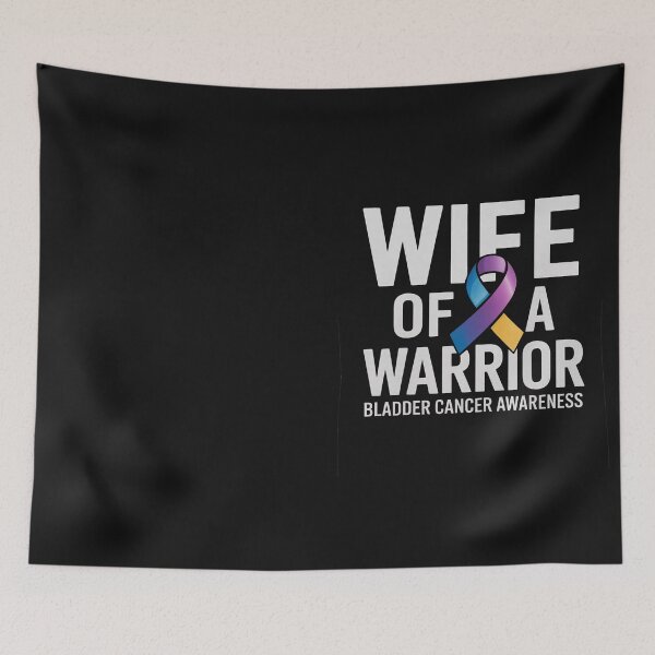 Item preview, Wife of a Warrior Ribbon Bladder Cancer Awareness designed and sold by Hofersofer.