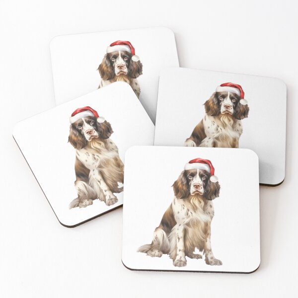 Item preview, English Springer Spaniel Christmas designed and sold by Timeless Bond Designs.