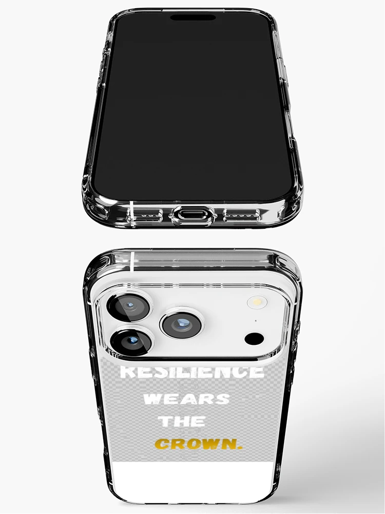 Aperçu 3 sur 5. Coque iPhone avec l'œuvre couronne créée et vendue par RTRY.