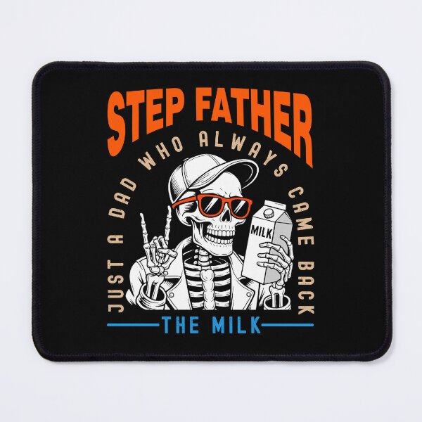 Item preview, Rockstar Skeleton Stepfather Milk Joke T-Shirt designed and sold by LashondaGreen89.