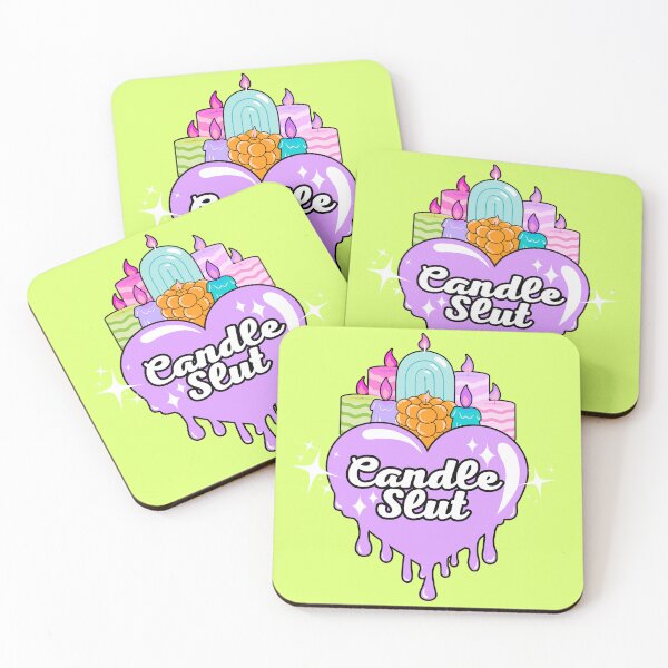 Item preview, Pastel Purple "Candle Slut" Heart designed and sold by Color Serenity by Alana C..