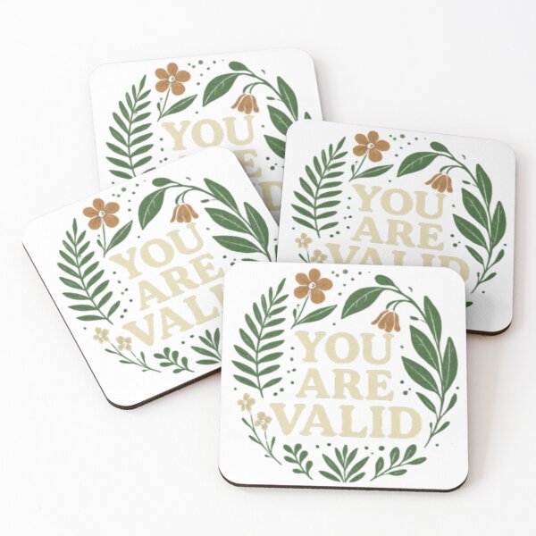 Item preview, “You Are Valid – Eco Botanical Nature Aesthetic Design” designed and sold by Akondi Serge.