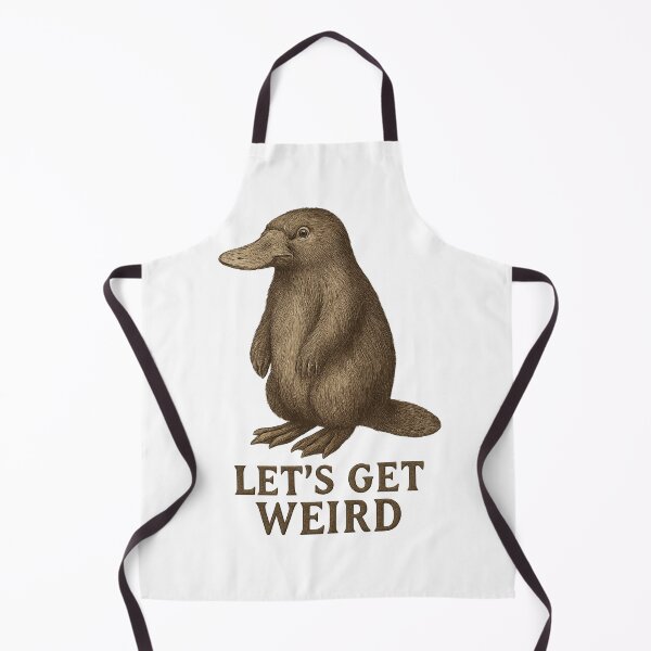 Item preview, Let’s get weird - platypus- vintage animal designed and sold by Llewynn1225.