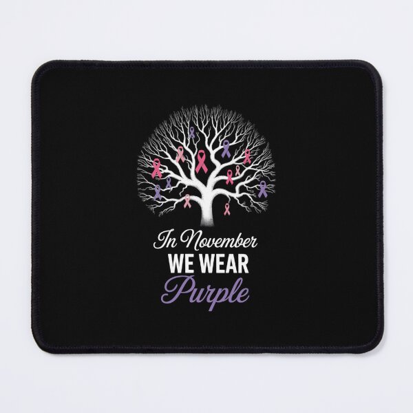 Item preview, Epilepsy Awareness Month Purple Ribbon Pancreatic Cancer designed and sold by papertaless.