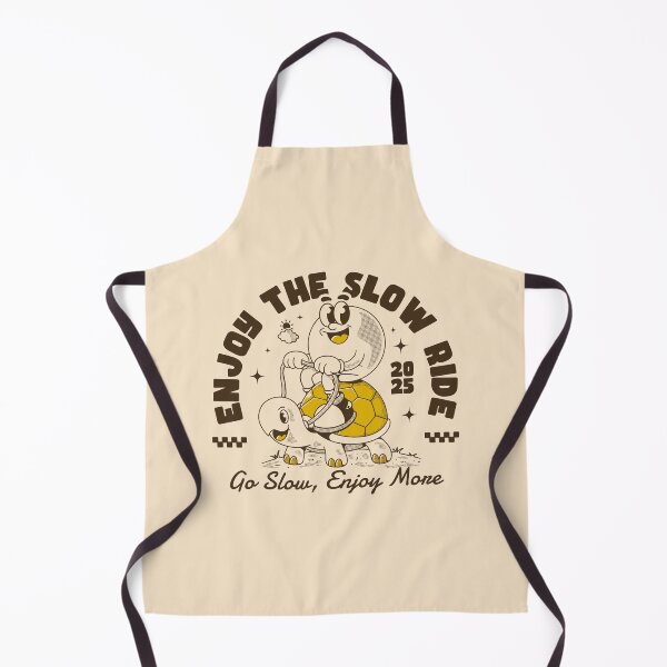 Item preview, Enjoy the Slow Ride Retro Turtle and Rider Cartoon Design designed and sold by adipra.