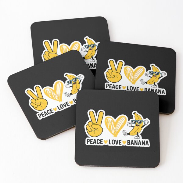 Item preview, Peace Love Banana For Fruit Lover Vegan designed and sold by papertaless.