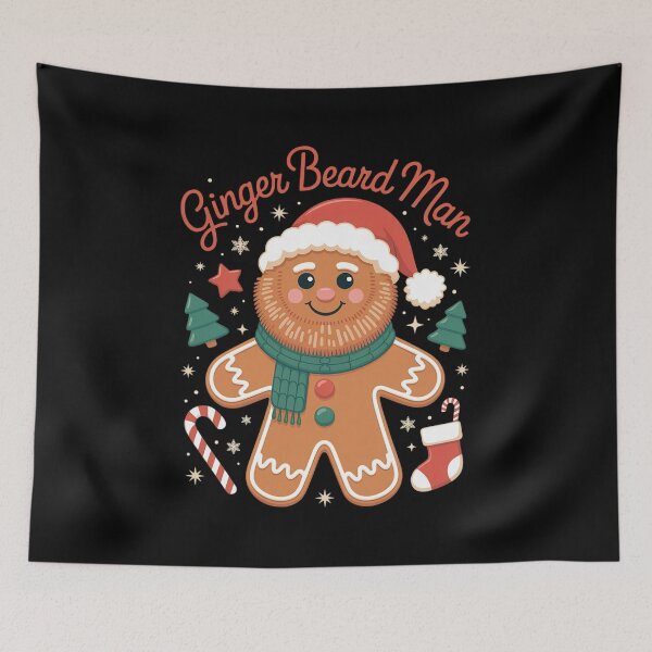 Item preview, Ginger Beard Man - Cute Holiday Cookie Pun designed and sold by estellaken.