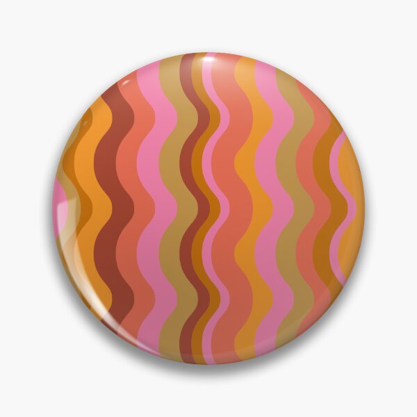 Item preview, Groovy Wavy Retro Lines designed and sold by retrobliss70s.