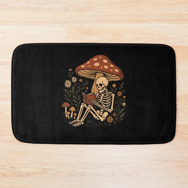 Item preview, Mushroom Skeleton Reading Books designed and sold by EricaMaude1.