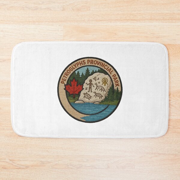 Item preview, Petroglyphs Provincial Park patch designed and sold by CompassLake.