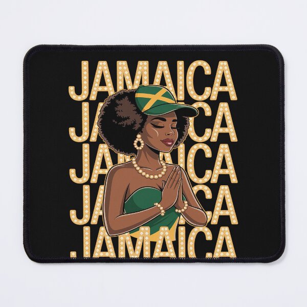 Item preview, Women Proud Jamaican Afro Black Woman Jamaica Flag Pride designed and sold by Hofersofer.