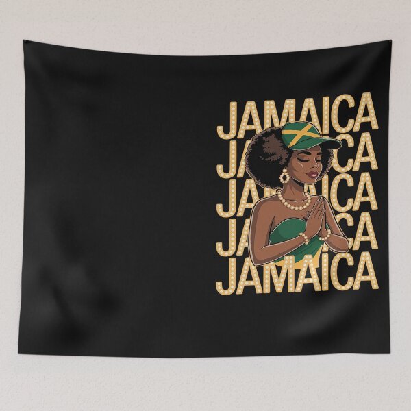 Item preview, Women Proud Jamaican Afro Black Woman Jamaica Flag Pride designed and sold by Hofersofer.