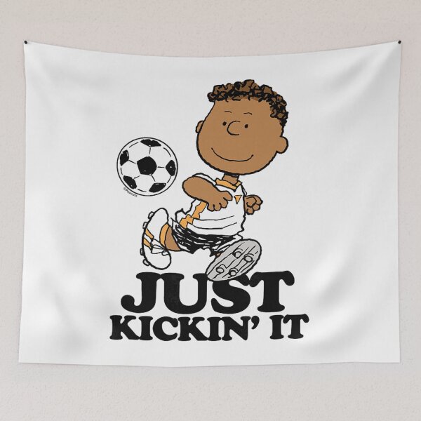 Item preview, Peanuts Inspired Soccer Art – Cute Retro Kick Illustration designed and sold by donadomayle7.