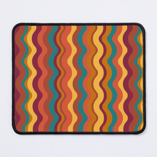 Item preview, Funky Wavy Retro Lines designed and sold by retrobliss70s.