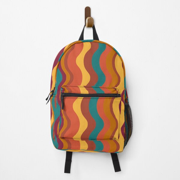 Item preview, Funky Wavy Retro Lines designed and sold by retrobliss70s.
