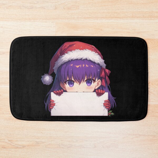 Item preview, Sakura Matou Fate Stay Night Chibi Kawaii Christmas Anime Girl Peeker Sweet Holiday Charm designed and sold by Raslbazola.