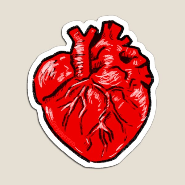 Item preview, Heart (Chalk-Style) designed and sold by KAHADEYERO.