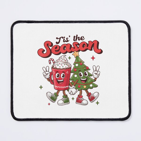 Item preview, Vintage Christmas Tis The Season Christmas Tree Coffee Latte designed and sold by merlinnears.