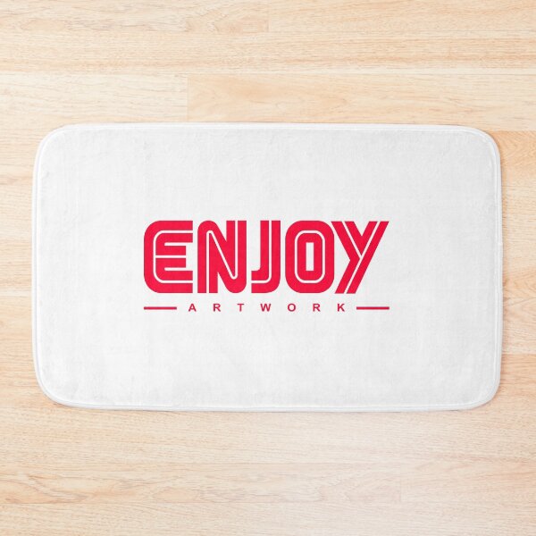Item preview, Disfruta del logotipo de 16 bits (rojo) designed and sold by Enjoy Artwork .