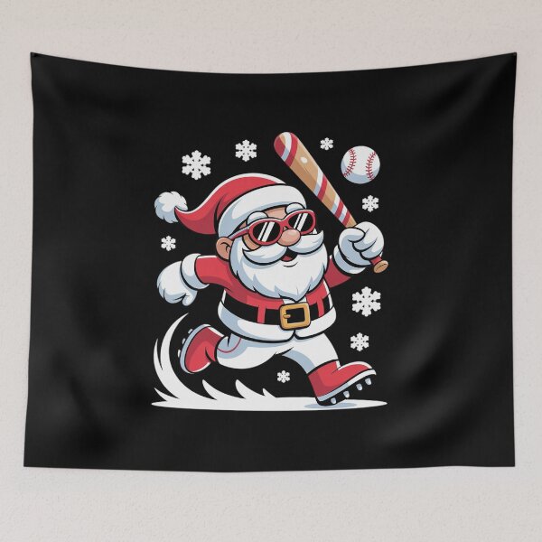 Item preview, Funny Santa Baseball Christmas Pajamas Xmas Men Boy Toddlers designed and sold by khorbiasieno.
