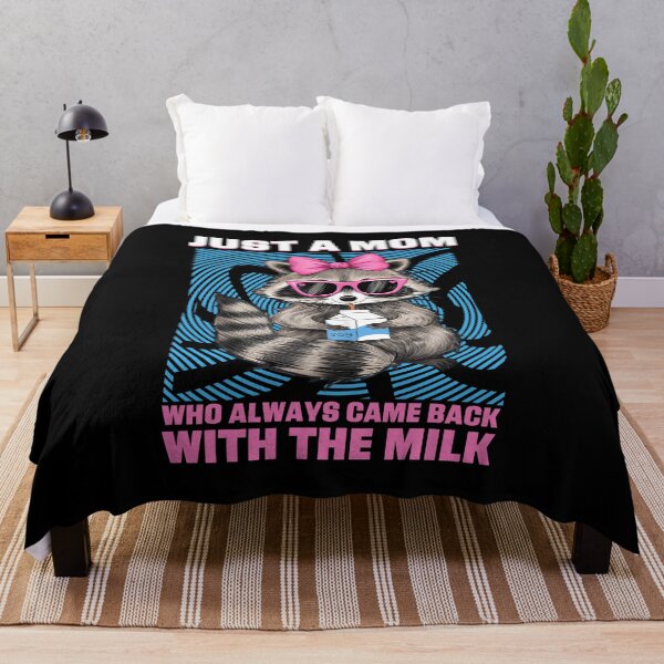 Item preview, Cool Raccoon Mom Came Back With Soy Milk Tee designed and sold by TinaMDedrick.