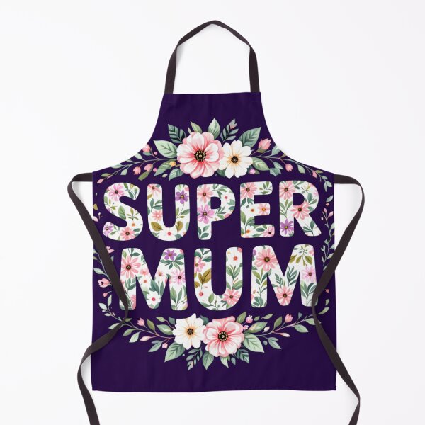 Item preview, super mum colorful typographic design designed and sold by SmashingDeals.