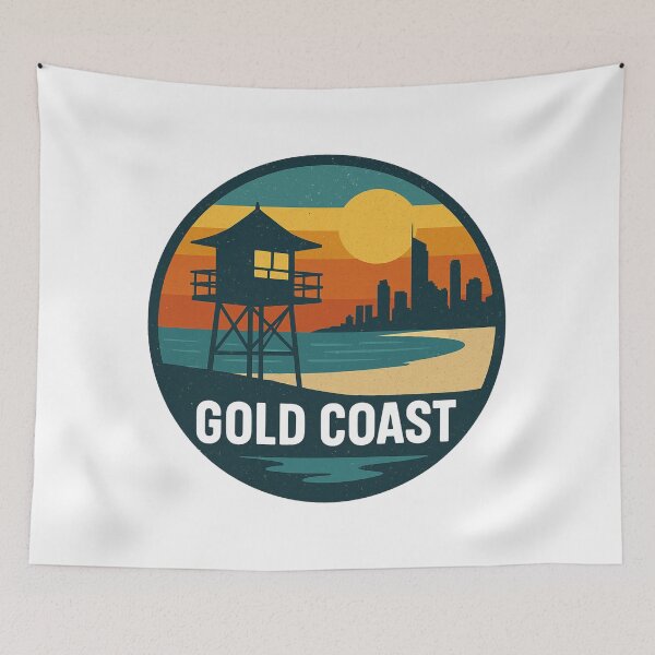 Item preview, Gold Coast - Retro designed and sold by Tait N.