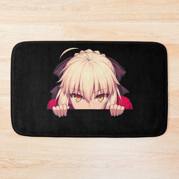 Item preview, Saber Alter Fate Stay Night Chibi Kawaii Christmas Anime Girl Peeker Dark Holiday Charm designed and sold by Raslbazola.