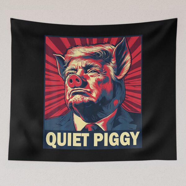 Item preview, Funny Quiet Piggy  designed and sold by Khescoiu.