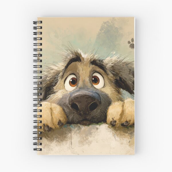 Item preview, Estrela Mountain Dog Peeking over Wall 01 designed and sold by Elisabeth Lucas.