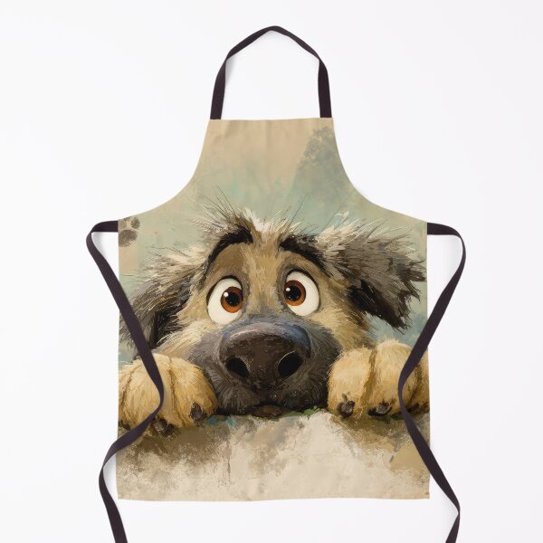 Item preview, Estrela Mountain Dog Peeking over Wall 01 designed and sold by Elisabeth Lucas.
