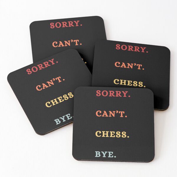 Item preview, Sorry Can't Chess Bye - Funny Retro Chess Lover - Chess Player Gifts designed and sold by Wiss2Arts.
