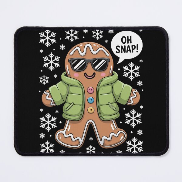 Item preview, Funny Gingerbread Oh Snap Christmas Man Turtle designed and sold by TiredPack.