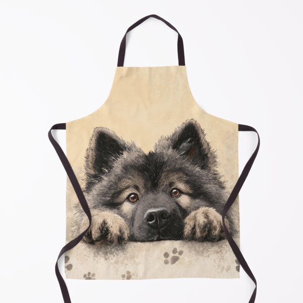 Item preview, Eurasier Peeking over Wall 02 designed and sold by Elisabeth Lucas.